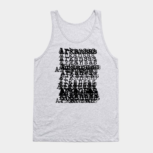 Arkansas - Bad Type (drk) Tank Top by rt-shirts